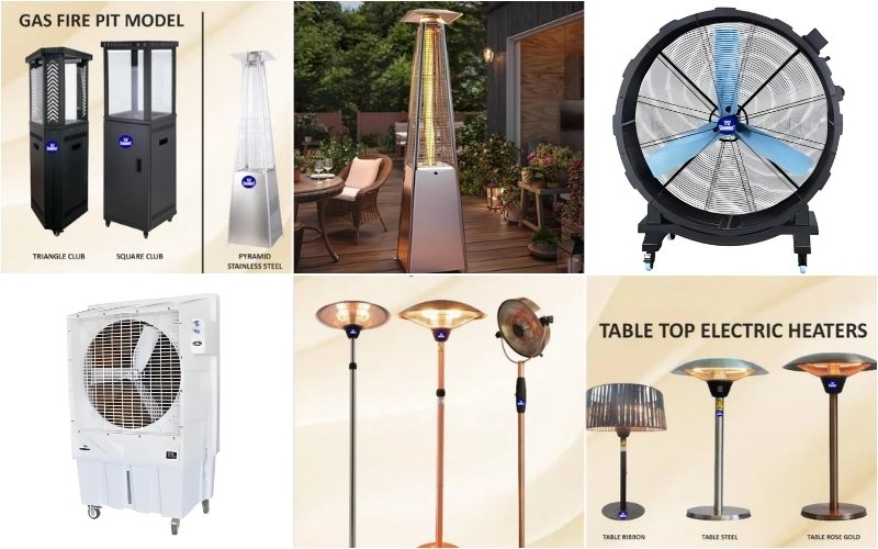 Heaters, Coolers and Fans