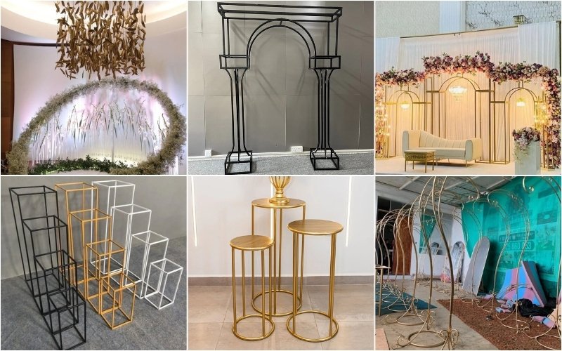 Wedding Iron Pillar and Frames